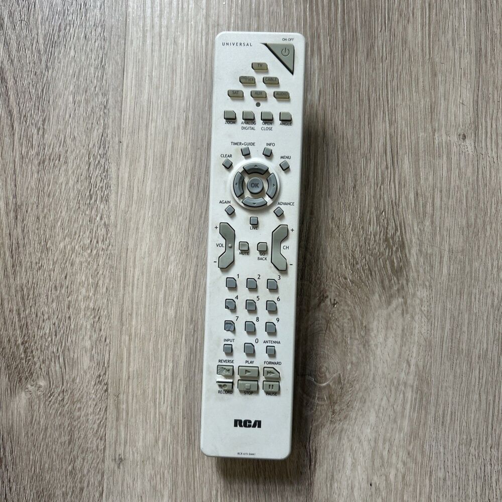 RCA RCR615DAM1 Universal Remote Control Genuine OEM Replacement Tested Works